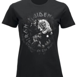 Iron maiden Number of the Beast Watermark (lady) Naisten T-Paita