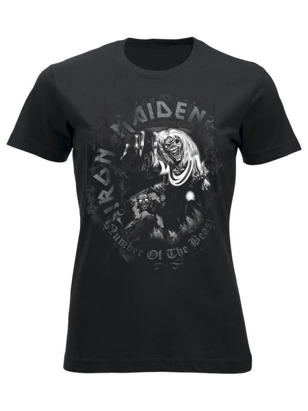 Iron maiden Number of the Beast Watermark (lady) Naisten T-Paita