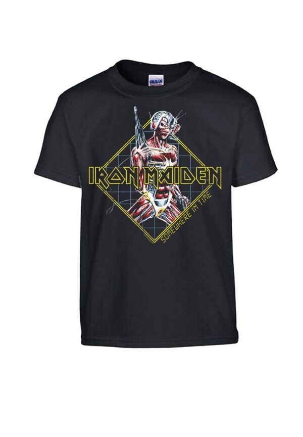 Iron Maiden Somewhere In Time Children T-Shirt Lasten T-Paita