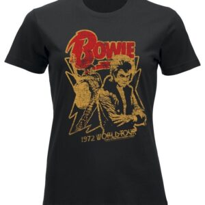David Bowie 1972 Tour (lady) Naisten T-Paita