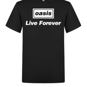 Oasis Live Forever T-Paita