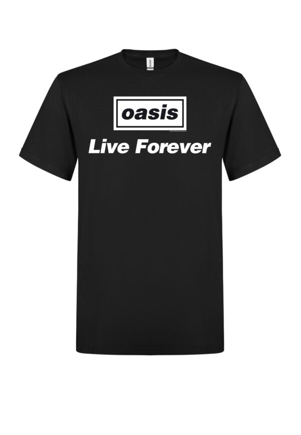 Oasis Live Forever T-Paita
