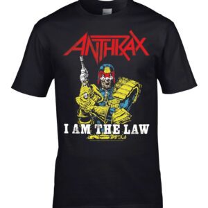 Anthrax I am The Law T-Paita