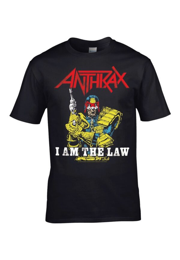 Anthrax I am The Law T-Paita