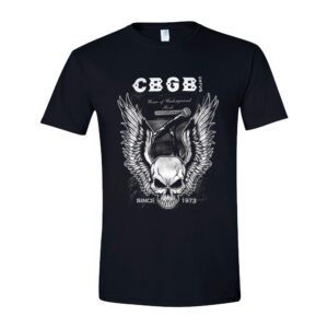 CBGB Flying Skull T-Shirt T-Paita