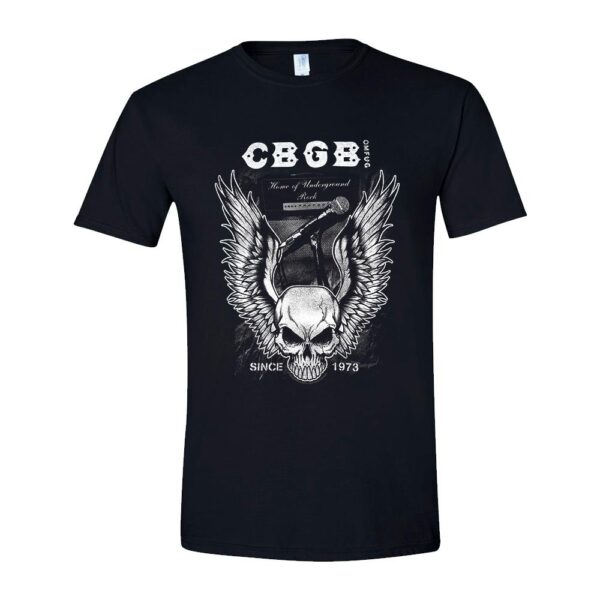 CBGB Flying Skull T-Shirt T-Paita