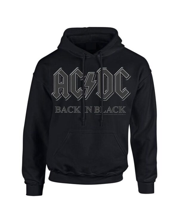 Ac/Dc Back In Black Mens Hoodie Huppari
