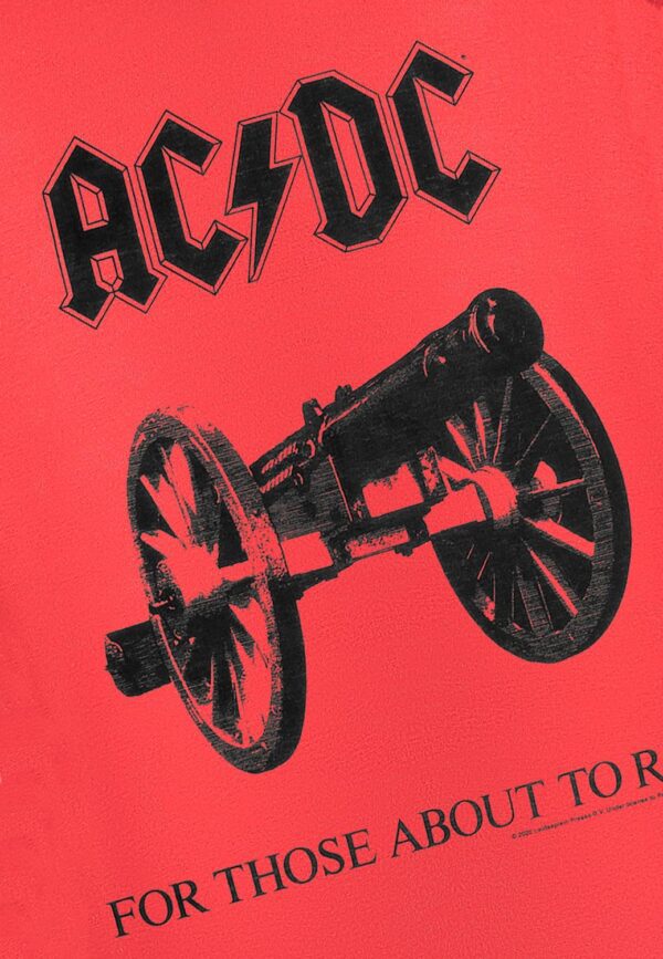AC/DC For Those about to rock red T-Paita