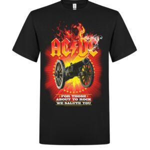 Ac/dc For Those About to Rock Tracks T-Paita