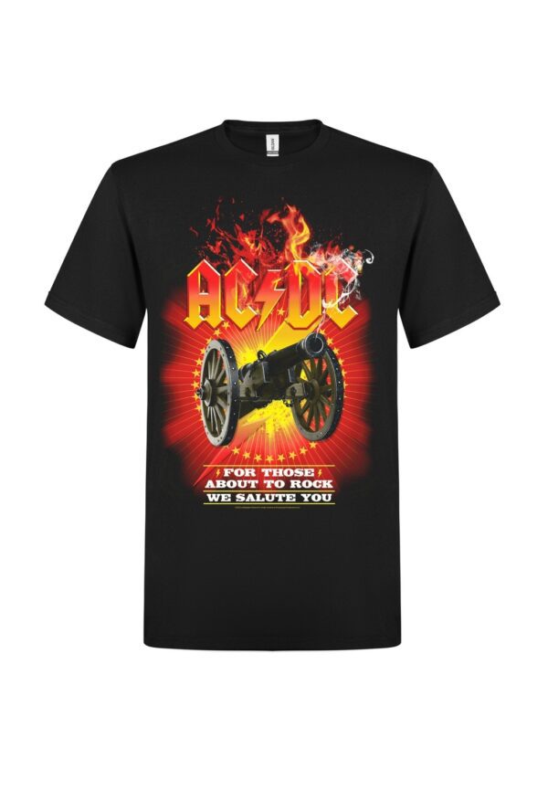 Ac/dc For Those About to Rock Tracks T-Paita