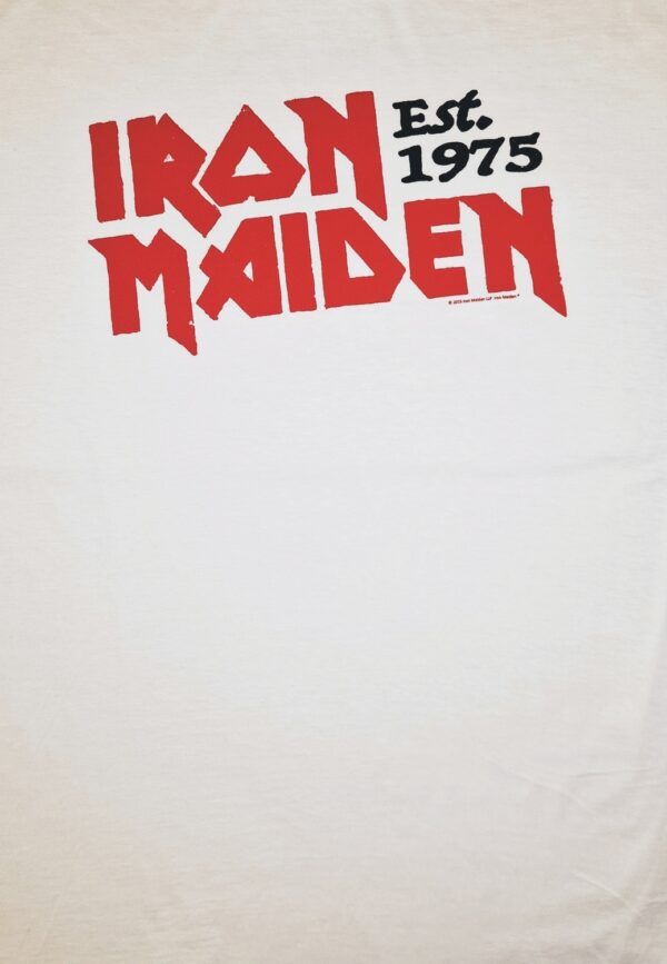 Iron Maiden Slanted Established Logo T-Paita