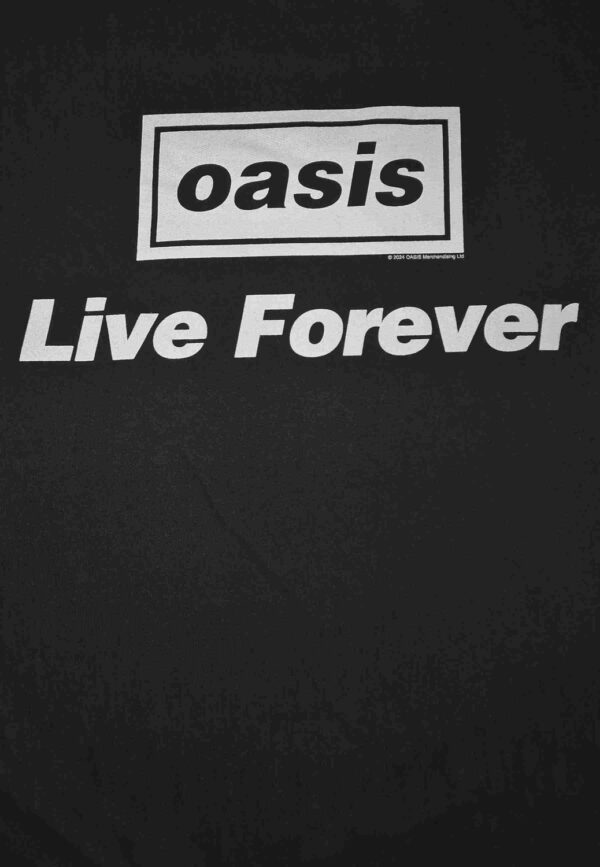 Oasis Live Forever Huppari