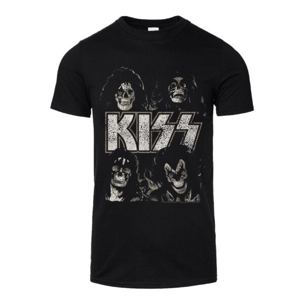 Kiss Skulls T-Paita