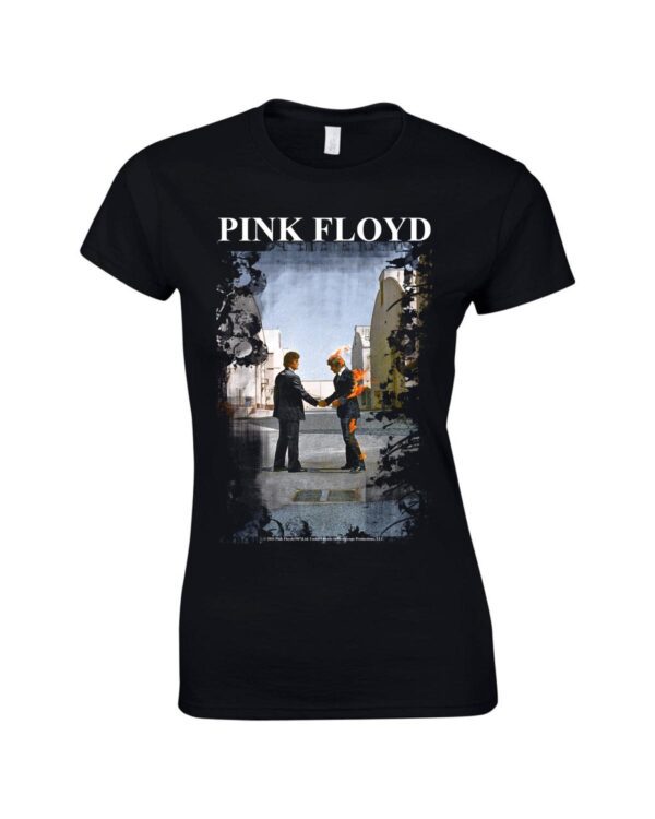 Pink Floyd - Burning Man Ladies T-Shirt (lady) Naisten T-Paita