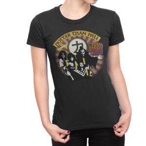 Kiss - Hotter than Hell Naisten T-Paita