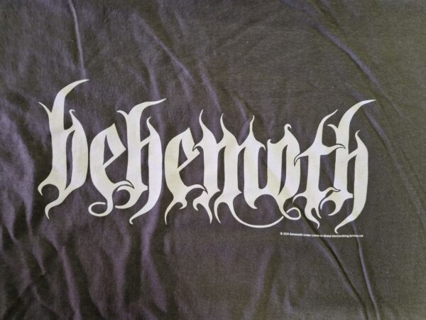 Behemoth White Logo T-Paita
