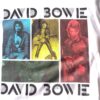 David Bowie Mick Rock College T-Paita Pitkähihainen