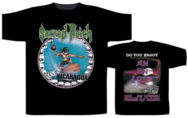 Sacred Reich Surf Nicaragua T-Paita