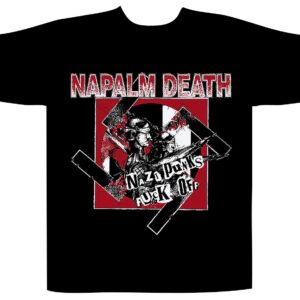 Napalm Death Nazi Punks T-Paita