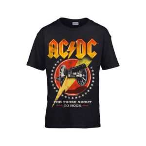 AC/DC For those about to rock new Lasten T-Paita