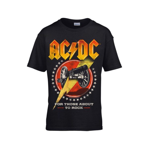 AC/DC For those about to rock new Lasten T-Paita