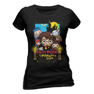 Harry Potter - Cute Poster Art Fotl Fitted Naisten T-Paita