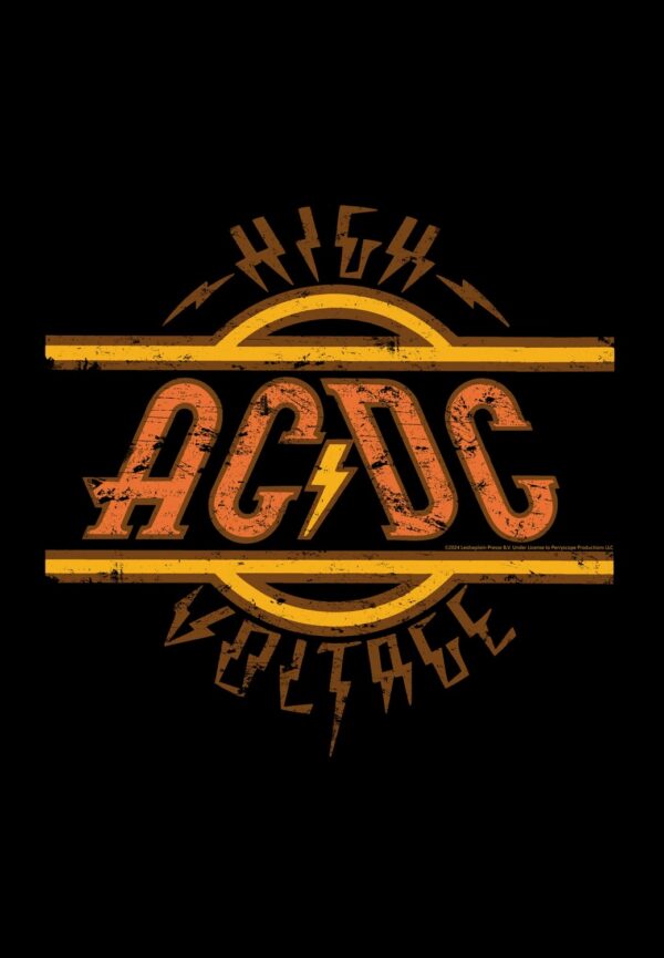 AC/DC High Voltage Musta T-Paita