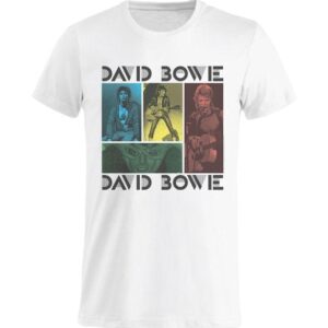 David Bowie Mick Rock College T-Paita