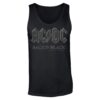 AC/DC Back in Black Hihaton T-Paita
