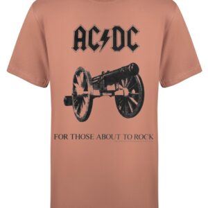 AC/DC For Those about to rock Ruskea T-Paita