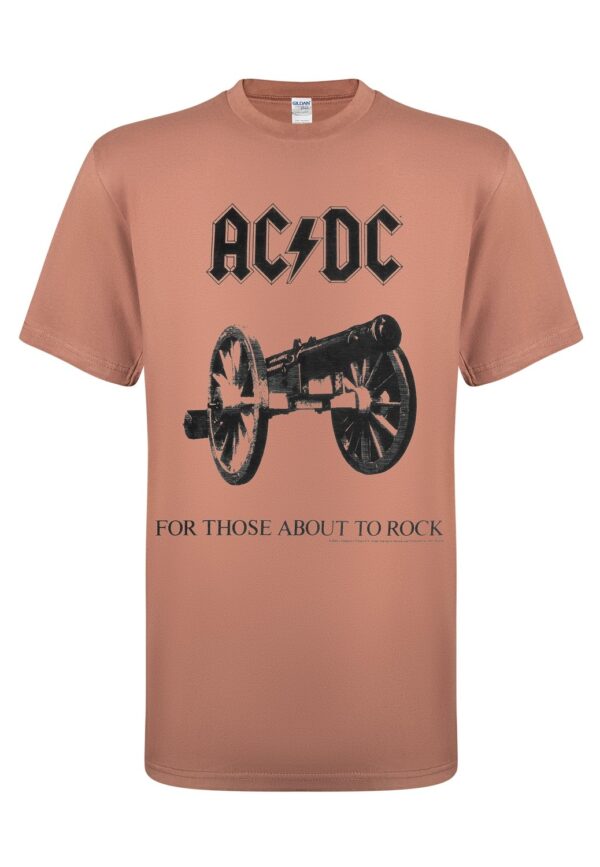 AC/DC For Those about to rock Ruskea T-Paita