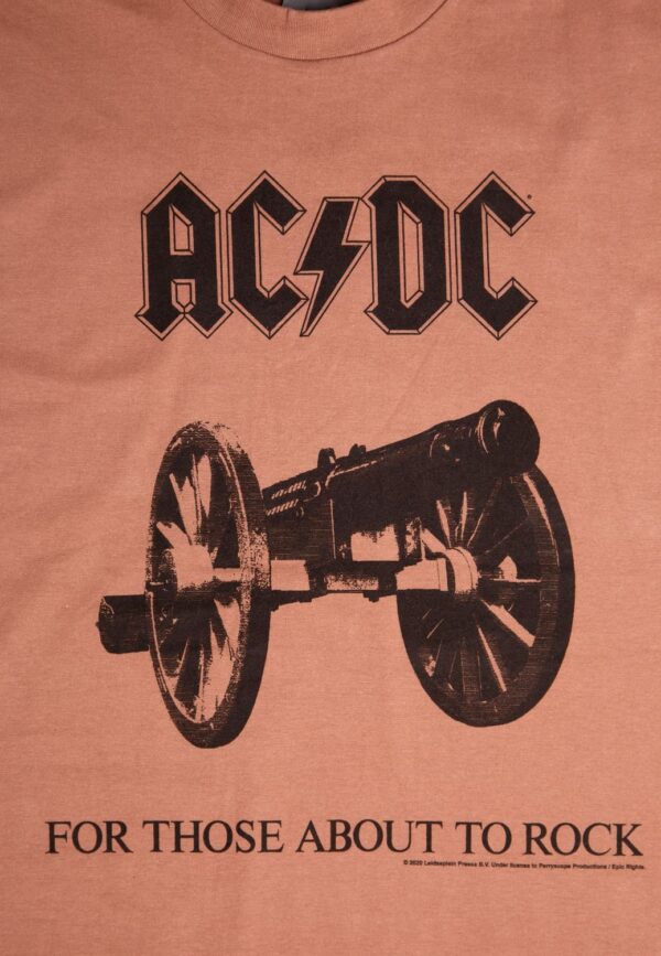 AC/DC For Those about to rock Ruskea T-Paita