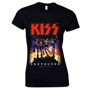 Kiss - Destroyer album Girlie t-shirt Naisten T-Paita