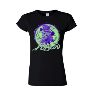 Poison Smoking Skull (lady) Naisten T-Paita