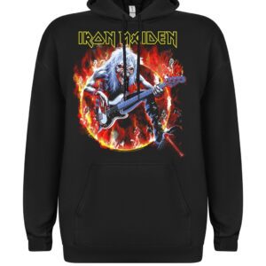 Iron Maiden Eddie Live Flames Huppari