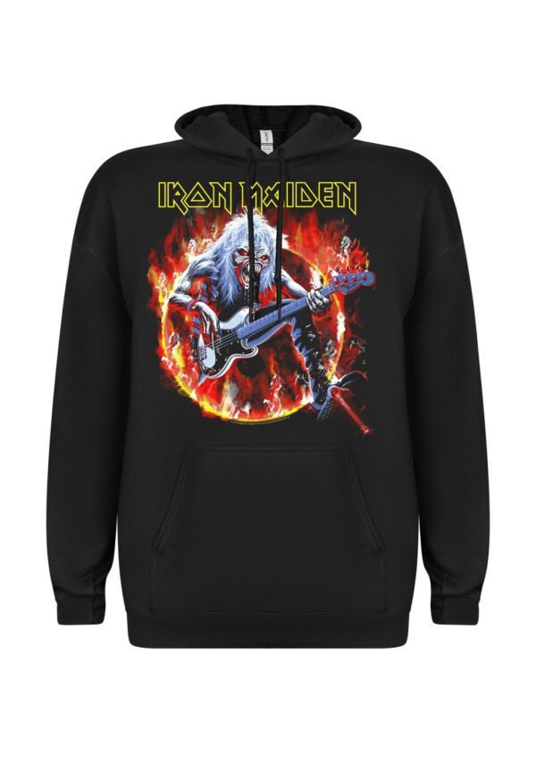 Iron Maiden Eddie Live Flames Huppari