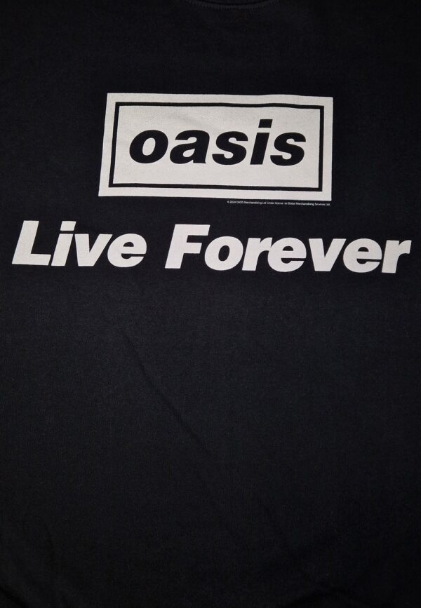 Oasis Live Forever T-Paita