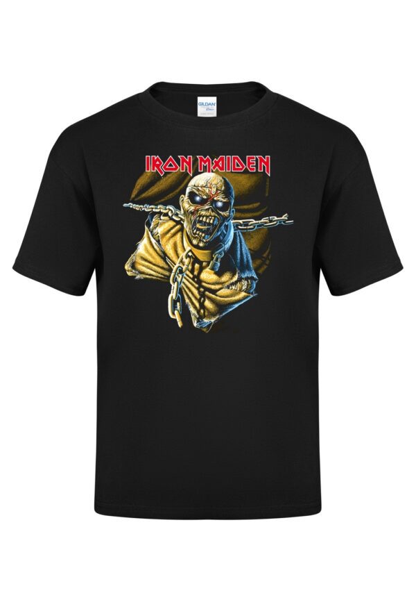 Iron Maiden Piece of Mind Tracks T-Paita