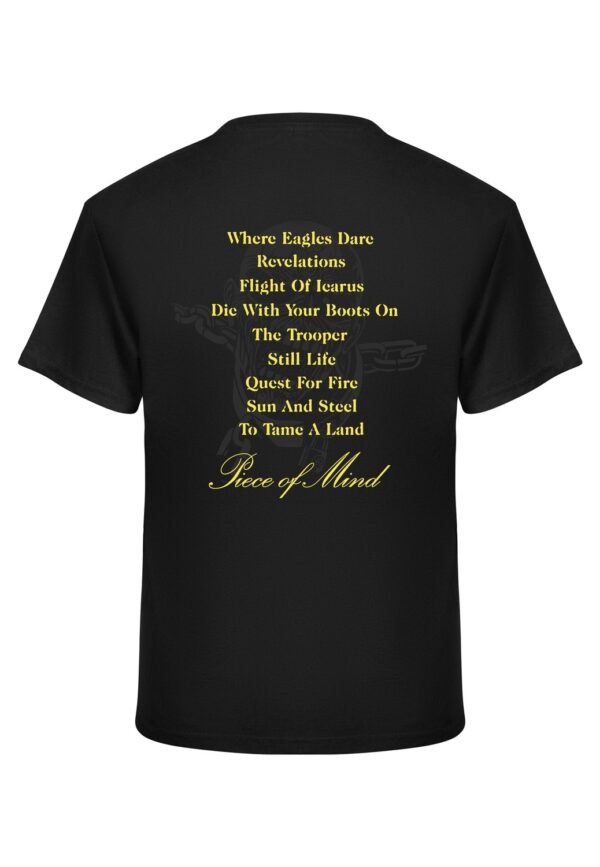 Iron Maiden Piece of Mind Tracks T-Paita