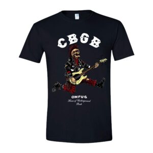 CBGB Rocking Skull T-Shirt T-Paita