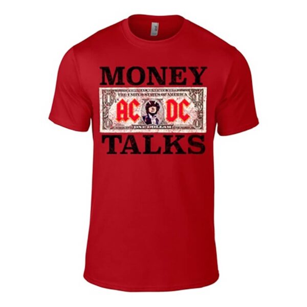 AC/DC Money Talks Punainen T-Paita
