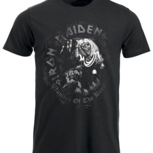 Iron Maiden Number of the Beast Watermark T-Paita
