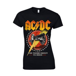 AC / DC For those about to rock new Naisten T-Paita