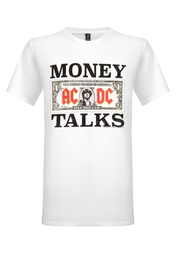 AC/DC Money Talks Valkoinen T-Paita