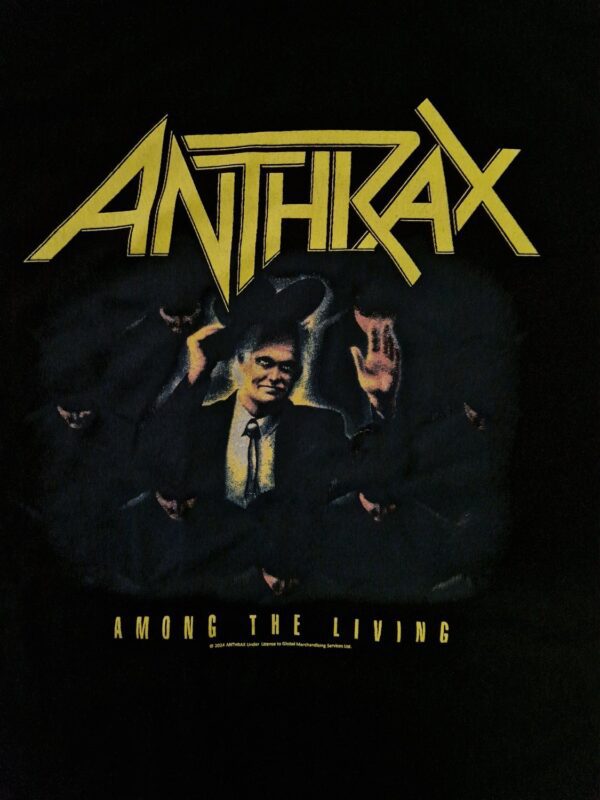 Anthrax Among the Living T-Paita