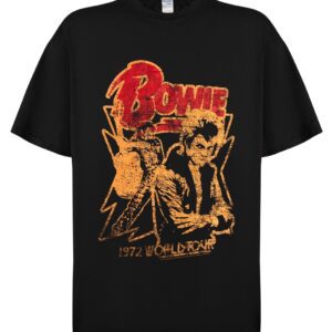 David Bowie 1972 Tour T-Paita