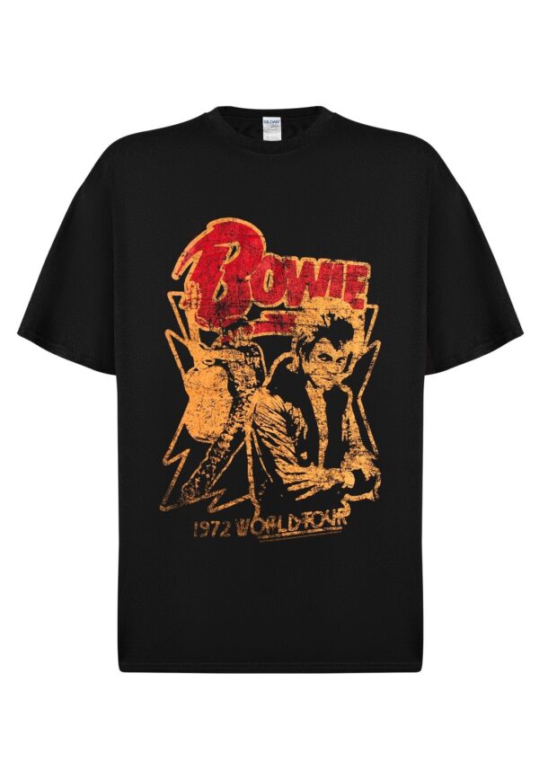 David Bowie 1972 Tour T-Paita