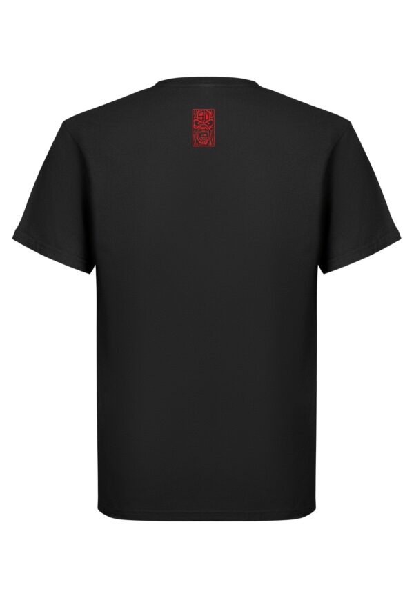 Iron Maiden Axe Eddie Red White Circle Back and Front T-Paita