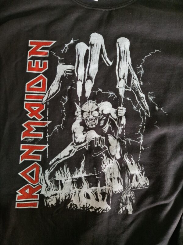 Iron maiden Number Of The Beast Big Hand T-Paita