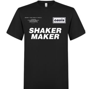 Oasis Shakermaker Tracklisting T-Paita
